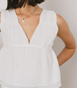 WHITE TANK TOP