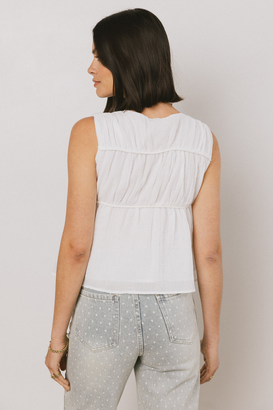 WHITE TANK TOP