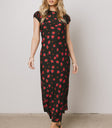 maxi dress in black