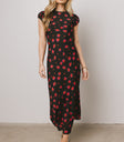 black maxi dress