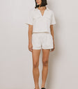 CREAM SHORTS