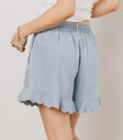 BLUE SHORT SHORTS