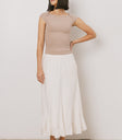 fitting top in taupe