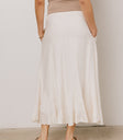 Amara Maxi Skirt in Ivory