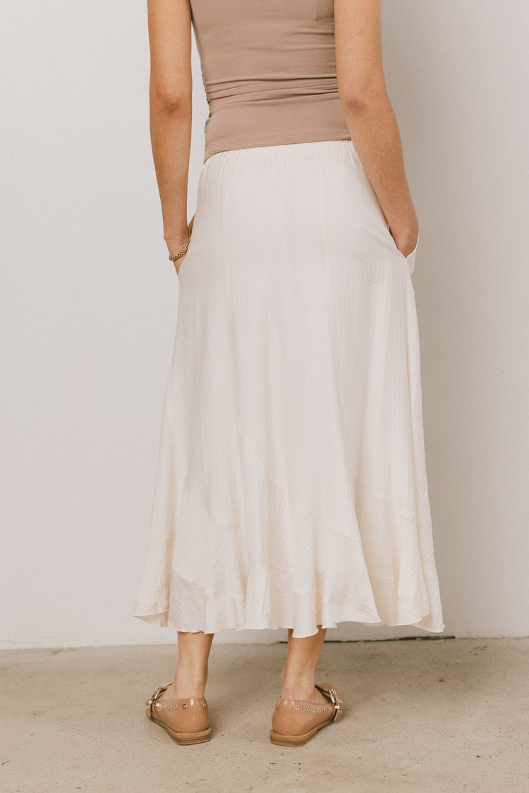 Amara Maxi Skirt in Ivory