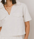 CROP TOP WITH COLLAR