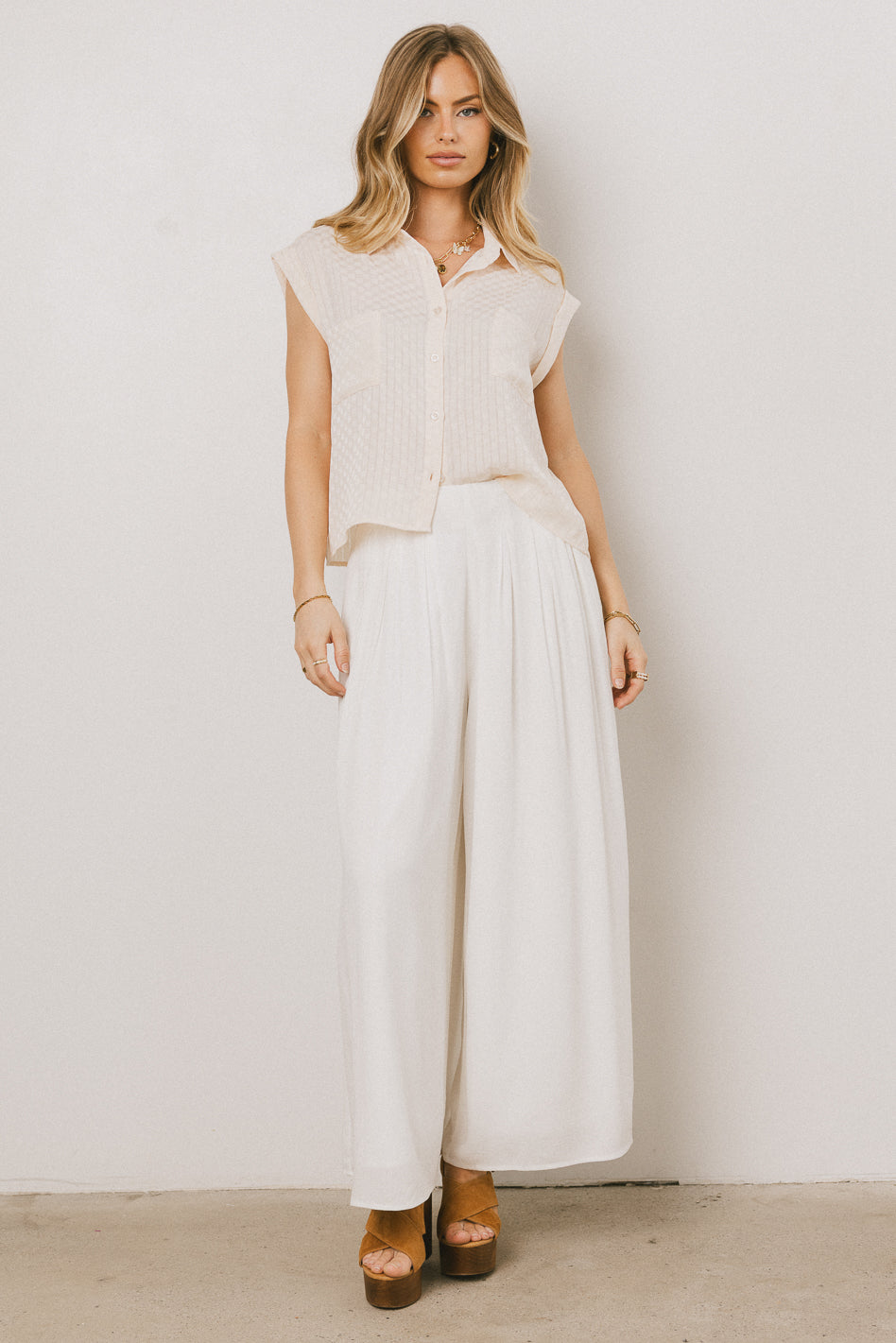 short sleeve button up