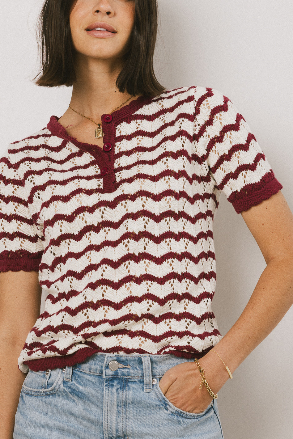 SWEATER IN BERRY