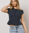 navy blouse