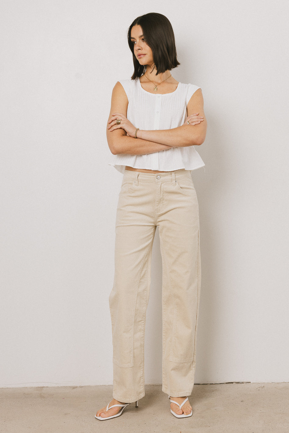 Corduroy Straight Leg jeans