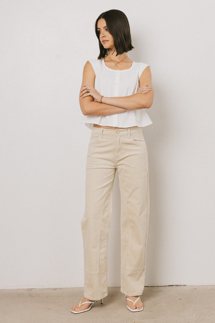 Corduroy Straight Leg jeans