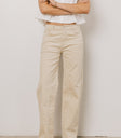 Corduroy Straight Leg Pants
