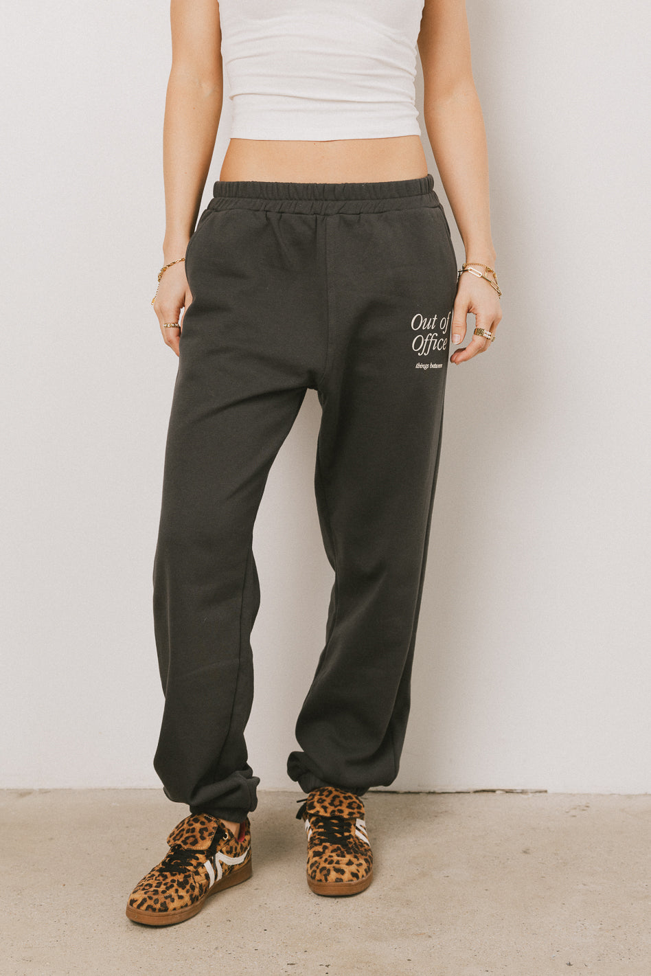 Out of Office Sweatpants in Charcoal