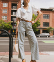 Lara Embroidered Blouse in Off White