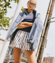 navy blue top