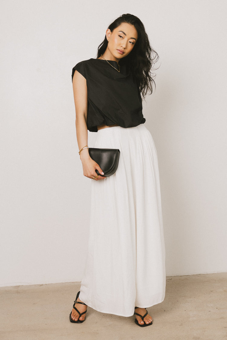 black bubble tops
