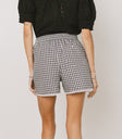 Sofia Gingham Shorts in Navy