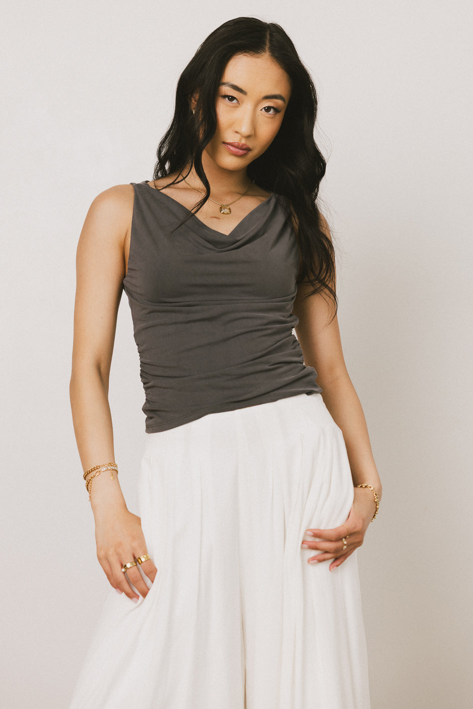 Asa Ruched Tank Top