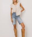 LIGHT WASH Bermuda Shorts