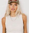 curved brim baseball cap