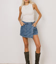 Rhia Denim Mini Skort