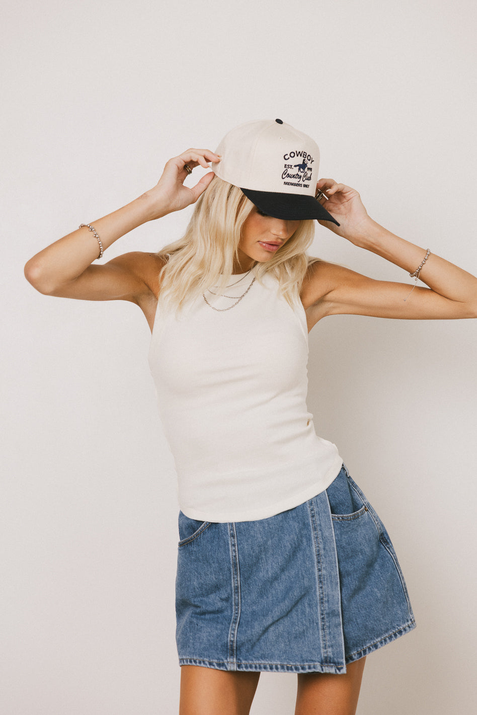tank top in ivory