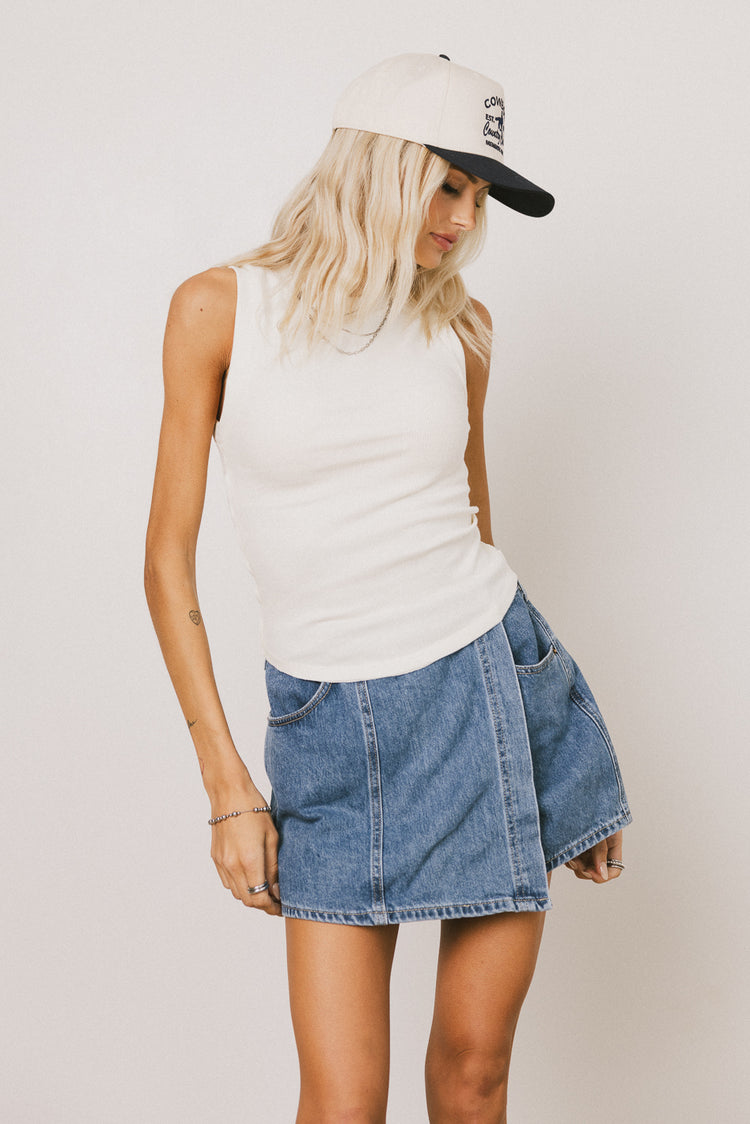 Tank in ivory