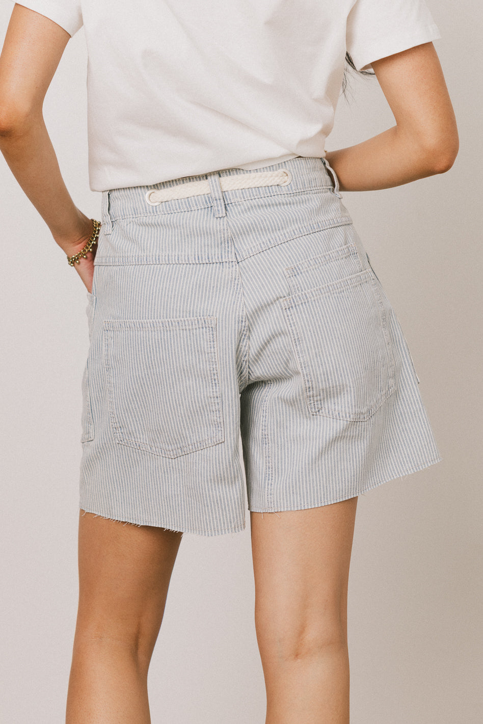 denim shorts