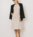 Kyra Midi Dress in Khaki