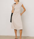 Kyra Midi Dress in Khaki