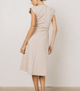 Kyra Midi Dress in Khaki