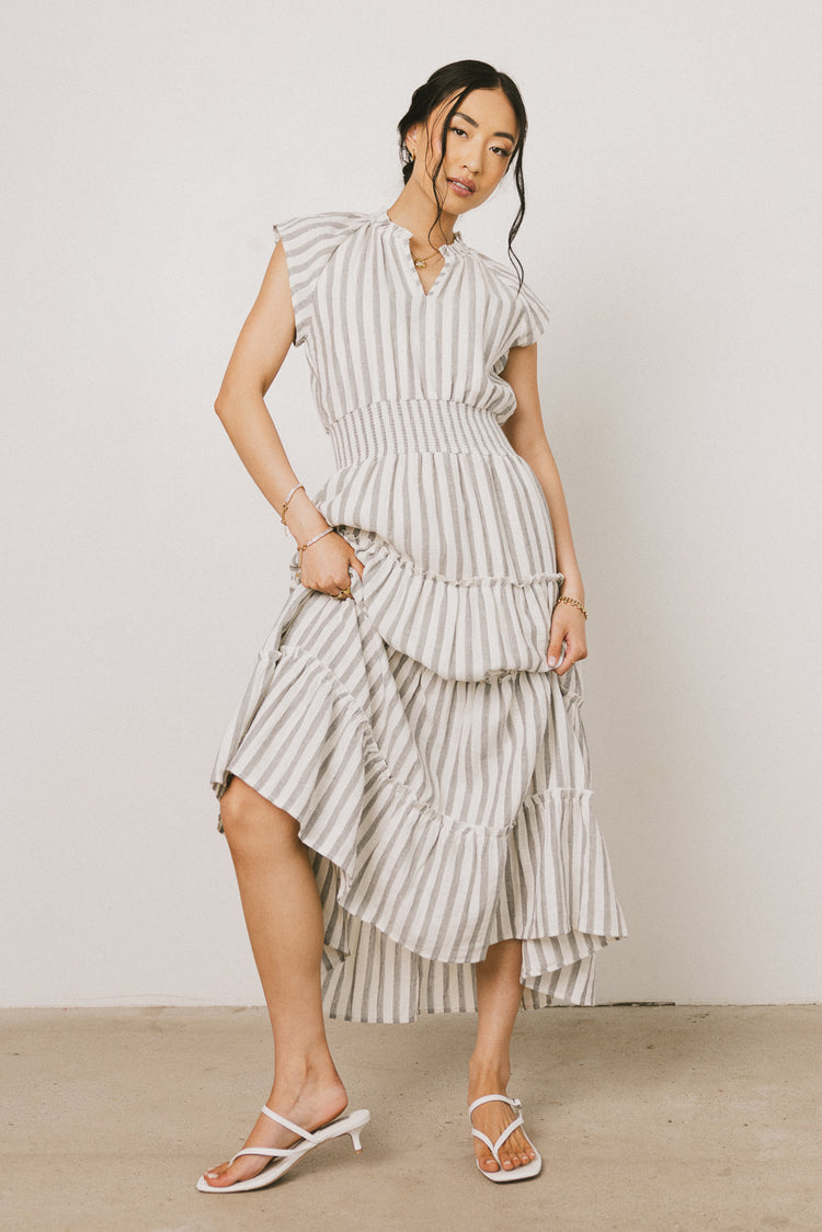 Indigo maxi dress