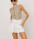 linen shorts