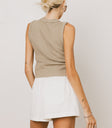elastic waist shorts