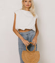 Bubble Top in White
