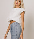 Bubble Top in White