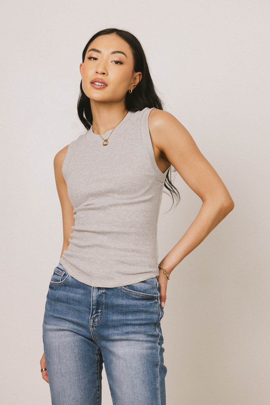 Ruby Tank in Grey