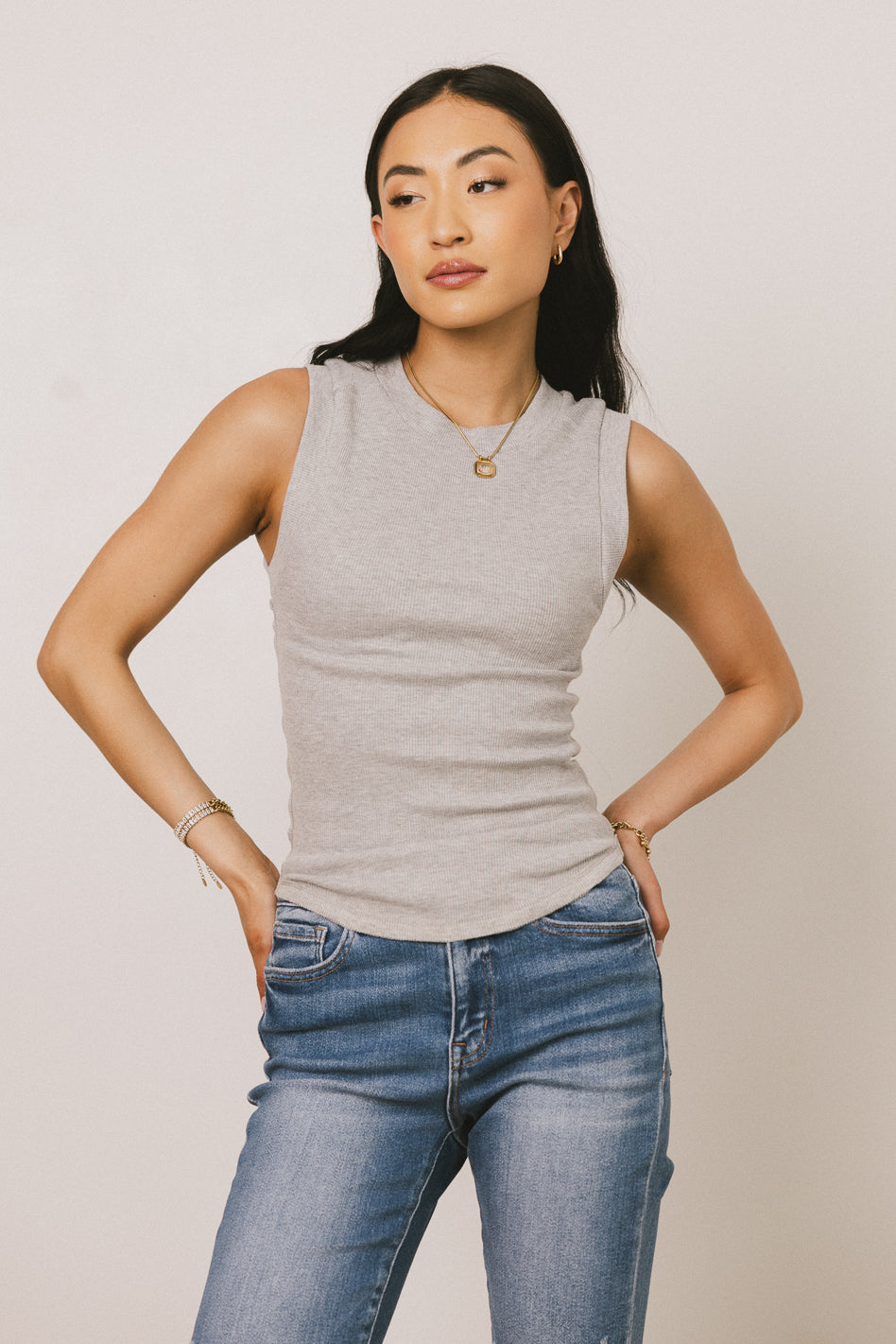 Ruby Tank in Grey