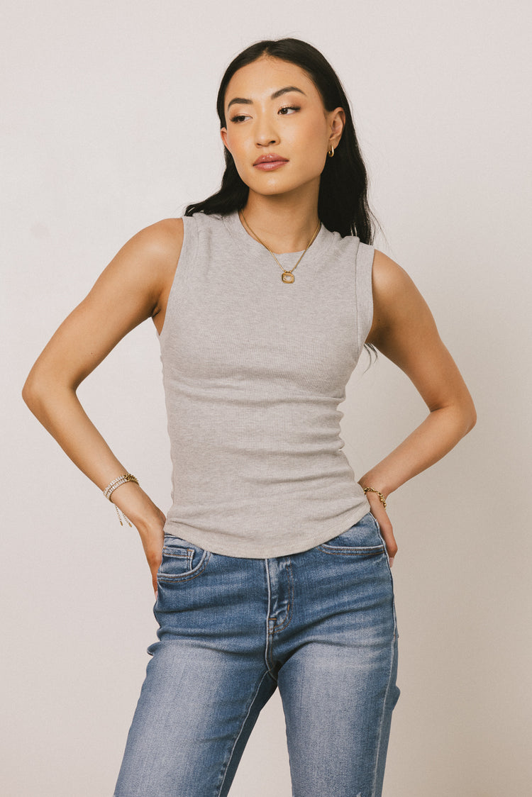 Ruby Tank in Grey