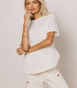 front pocketed basic tee