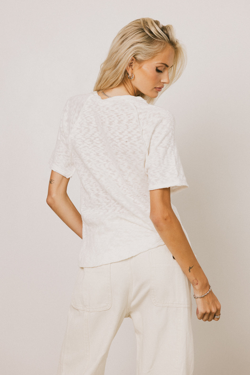 short sleeve white shirt