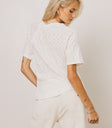 short sleeve white shirt