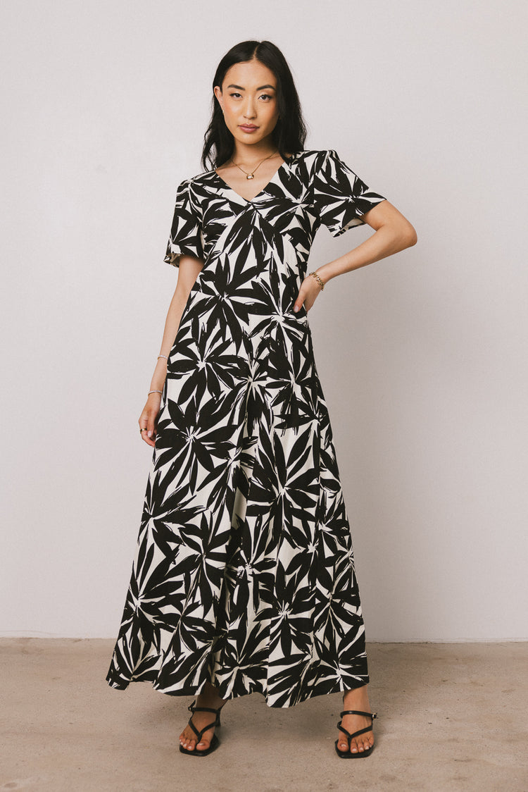 short sleeve maxi