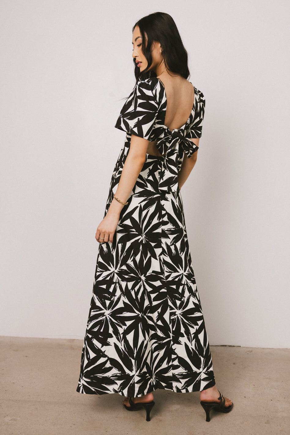 back tie dress