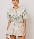 flowy beige shorts