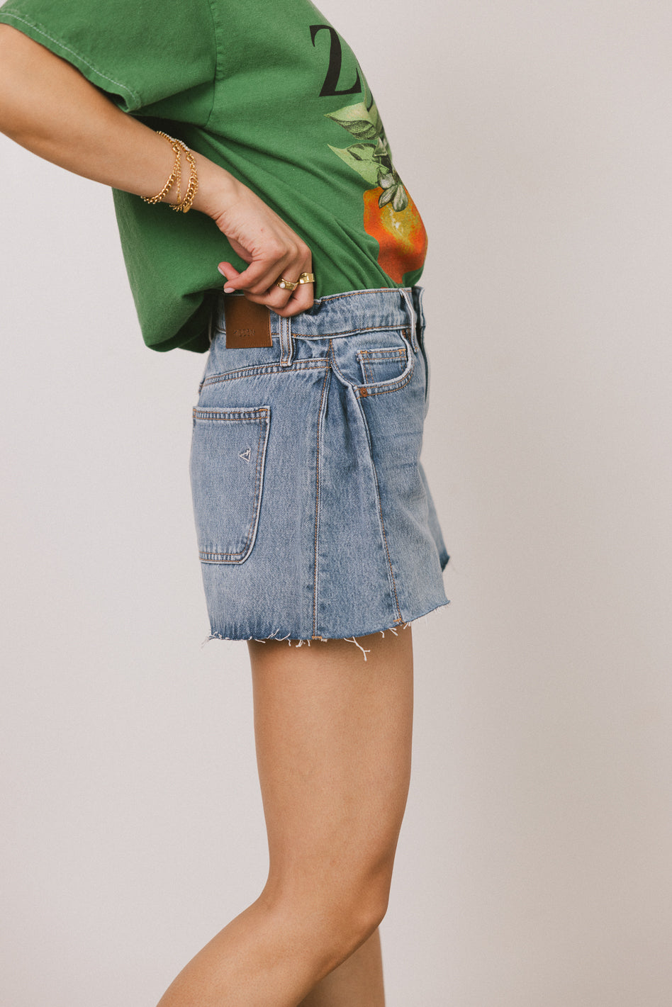 DENIM SHORTS