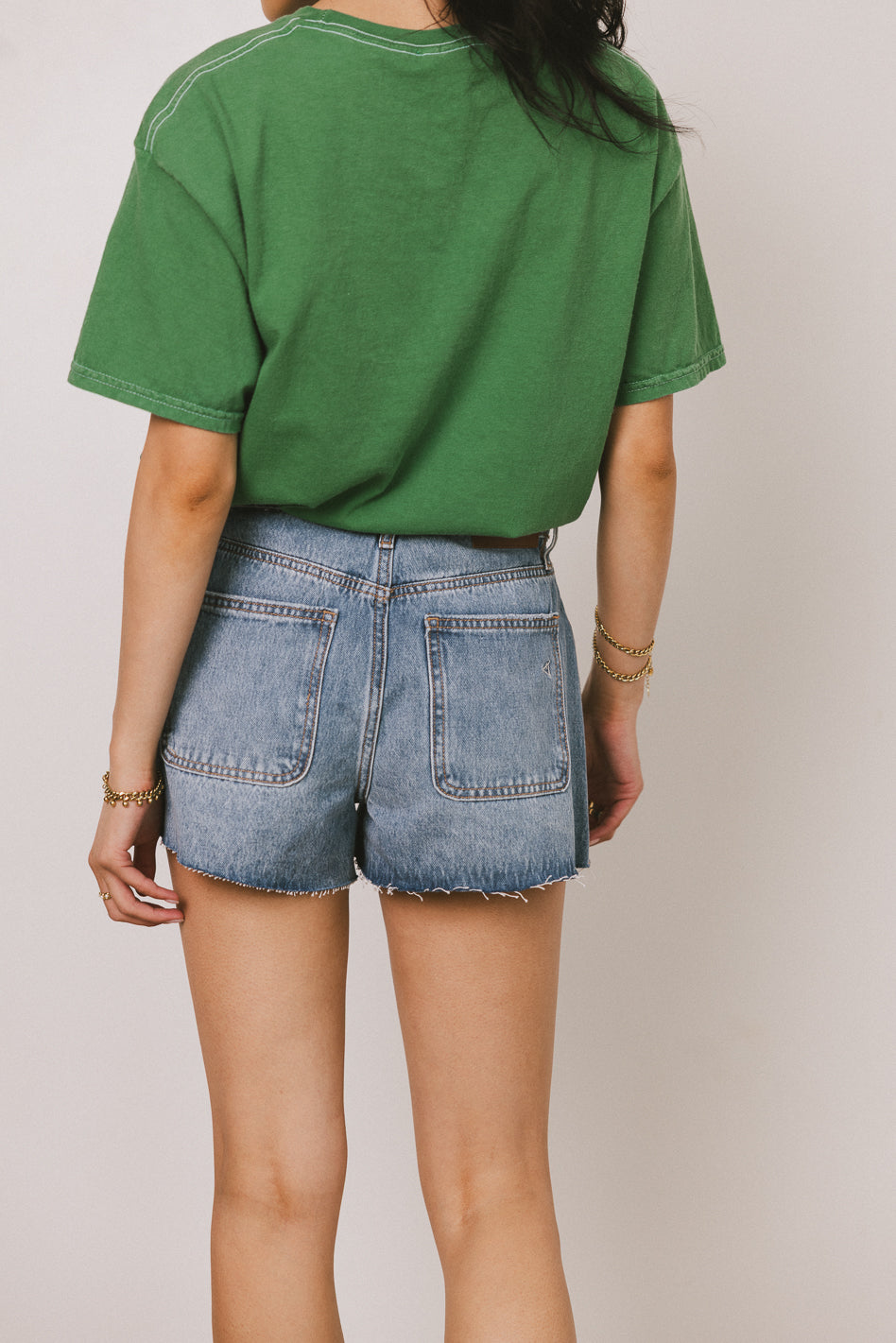 DENIM SHORTS