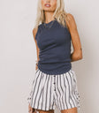 basic blue top