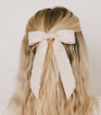 Floral Bow in Champagne