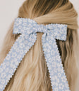 Ester Floral Bow in Blue